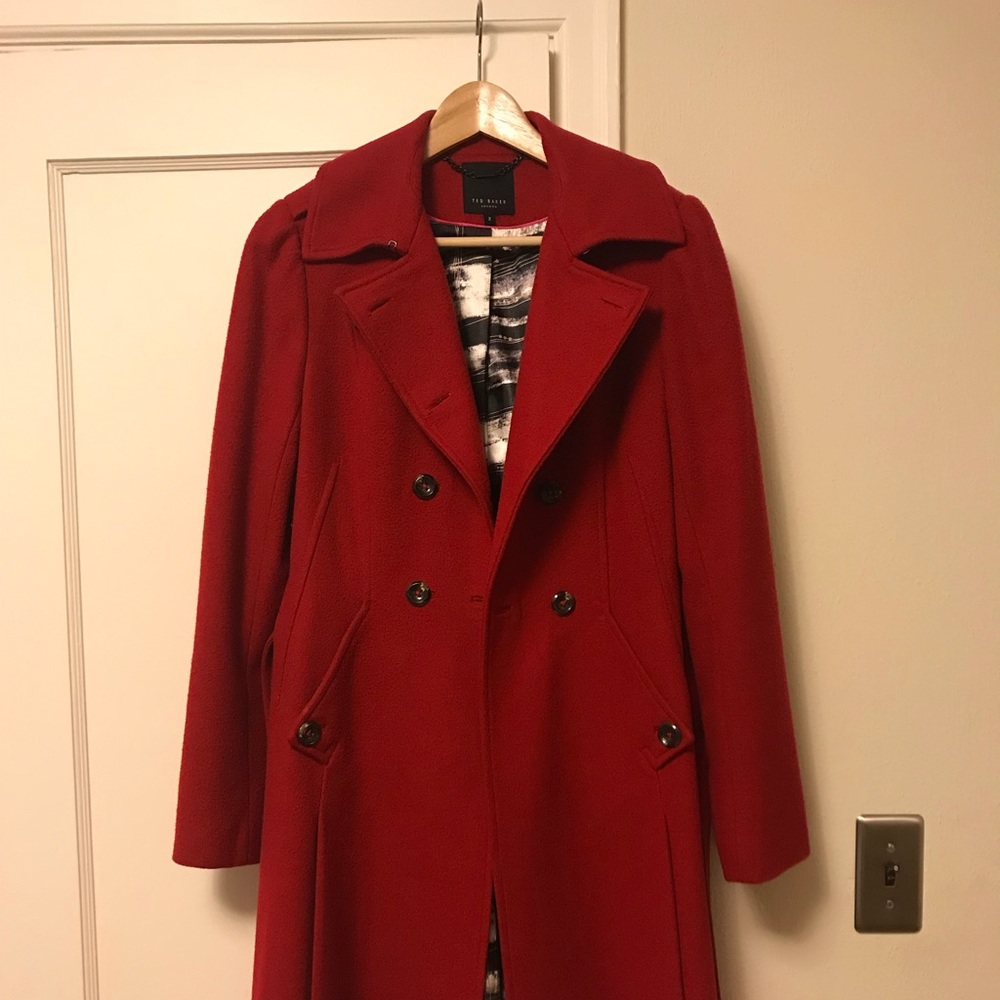 Ted Baker London Wool Pea Coat